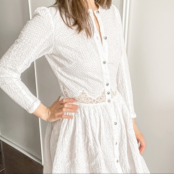 THE Kooples Button up lace layered dress - Picture 4 of 15
